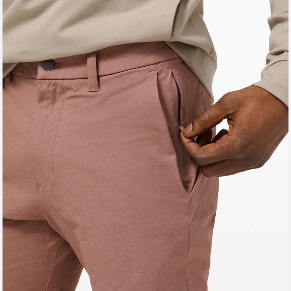 Lululemon Mens 32”x27” Slim Commission Pant - Earth Clay color - Picture 3 of 15